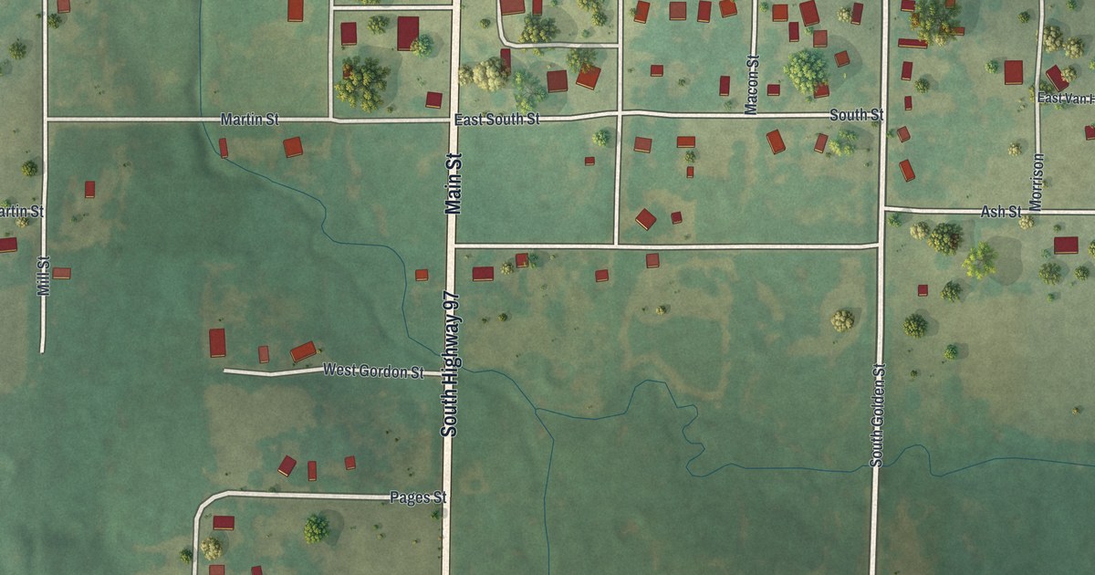 Map of Jerico Springs, Missouri in 2026