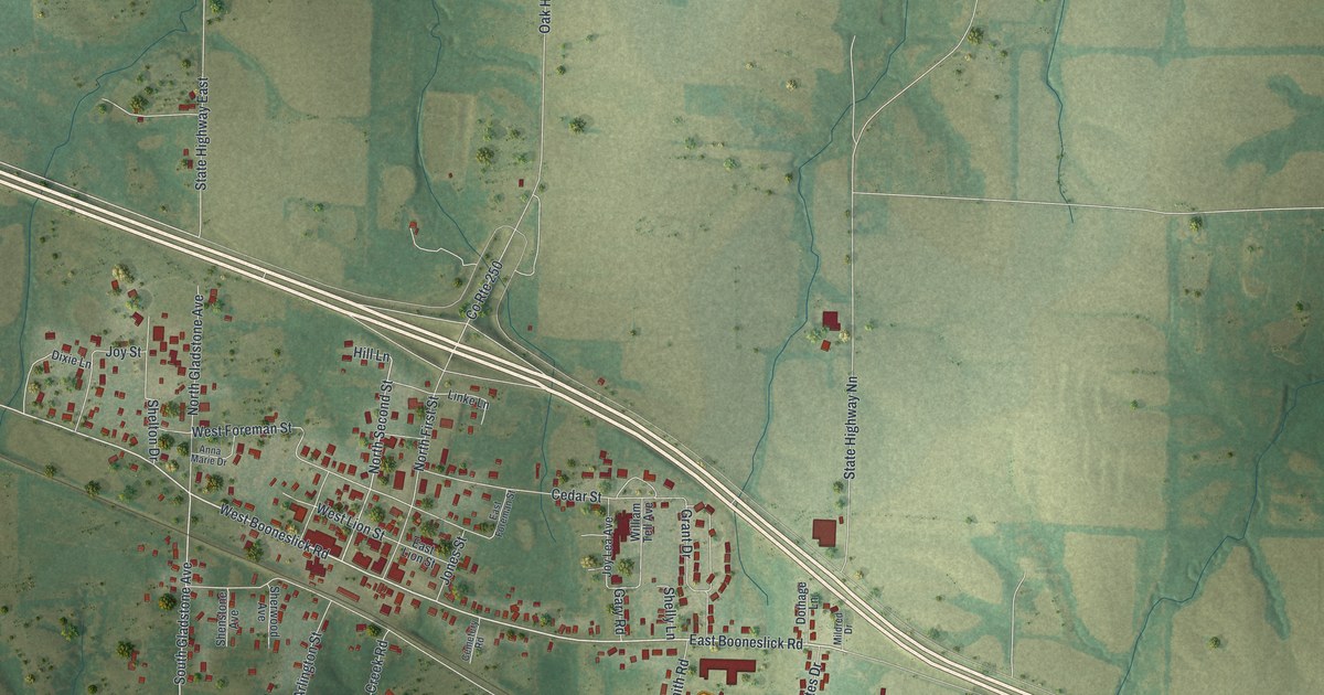 Map of Jonesburg, Missouri in 2026