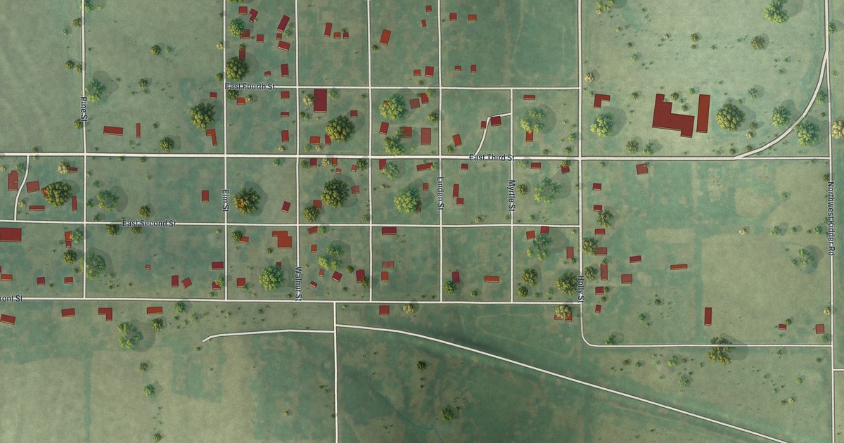 Map of Kidder, Missouri in 2026