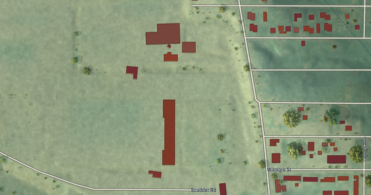 Map of Kinloch, Missouri in 2026