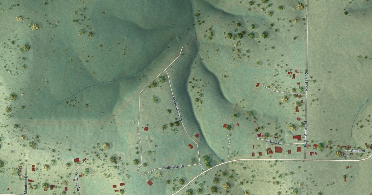 Map of Kirbyville, Missouri in 2026