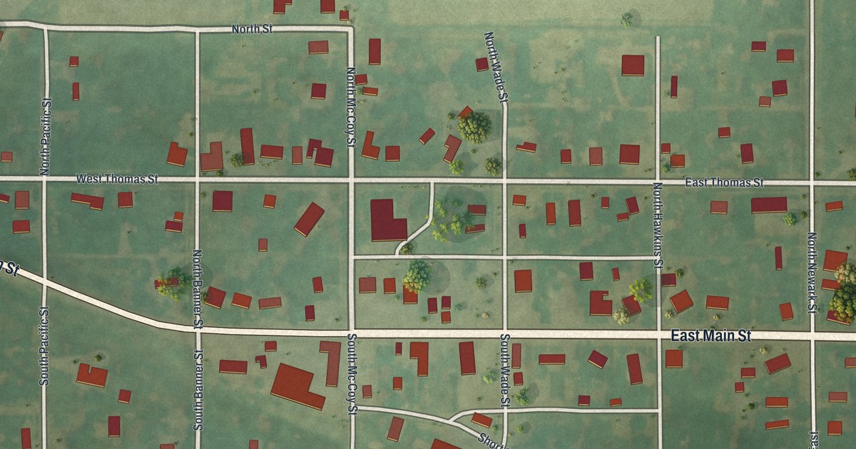 Map of Knox City, Missouri in 2026