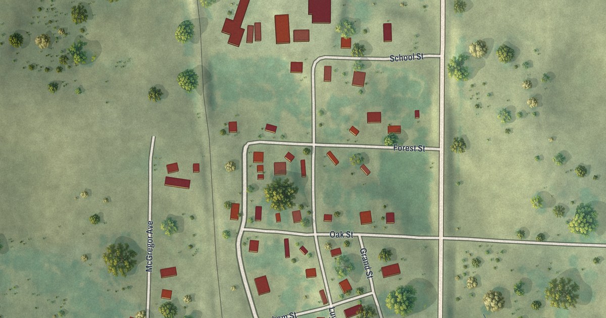 Map of Koshkonong, Missouri in 2026