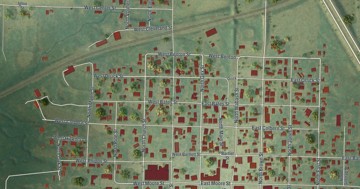 Map of La Plata, Missouri in 2026