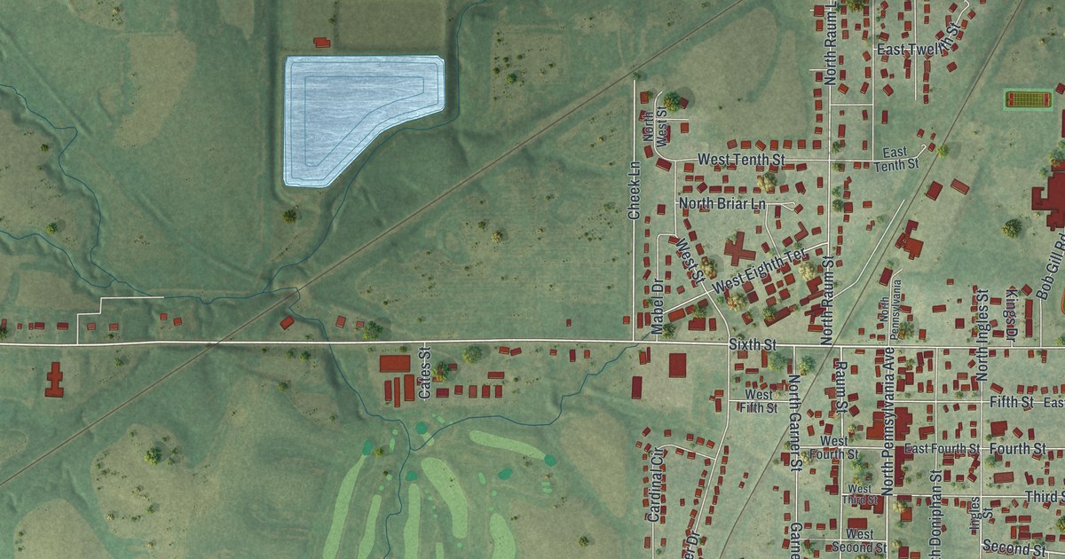 Map of Lawson, Missouri in 2026