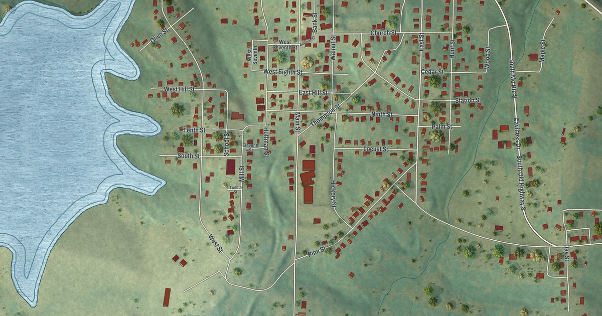 Map of Leadwood, Missouri in 2026