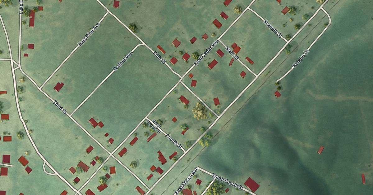 Map of Leasburg, Missouri in 2026