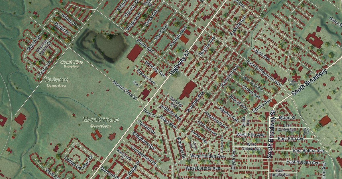 Map of Lemay, Missouri in 2026