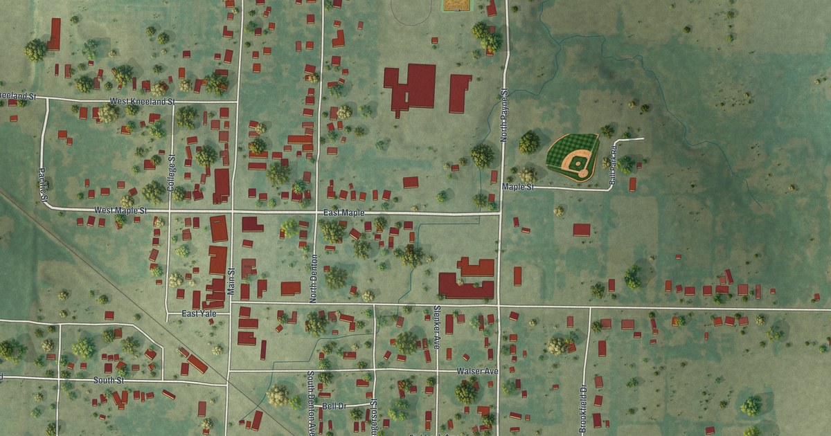 Map of Liberal, Missouri in 2026