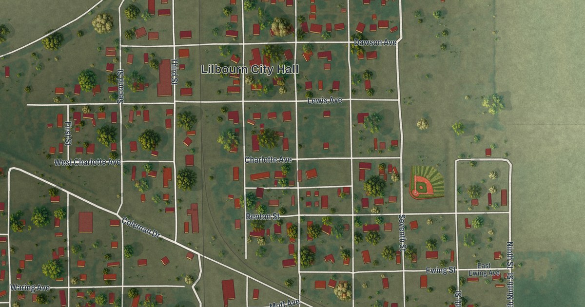 Map of Lilbourn, Missouri in 2026