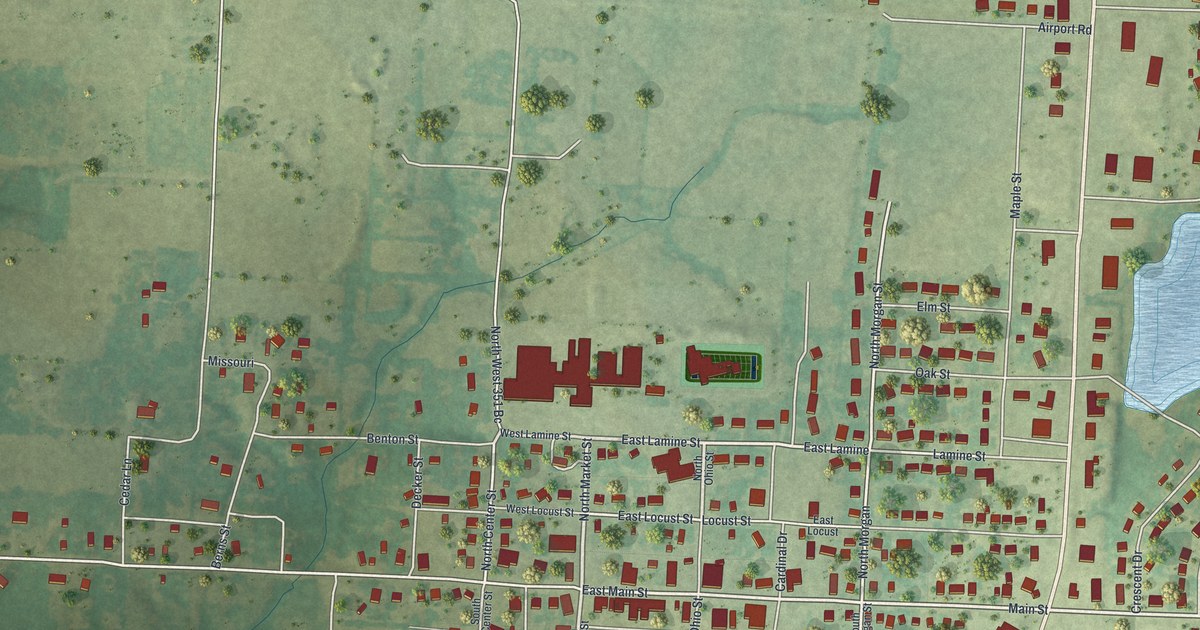 Map of Lincoln, Missouri in 2026
