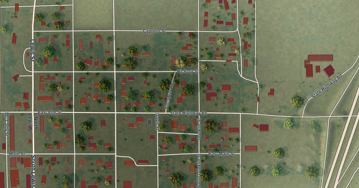 Map of Marston, Missouri in 2026