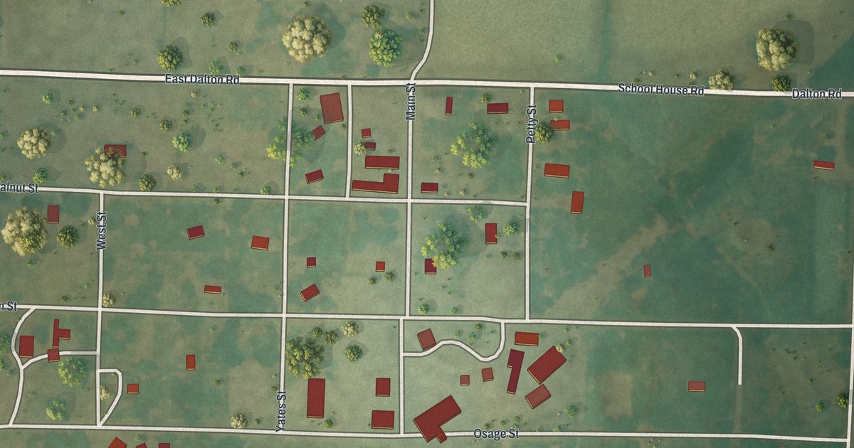 Map of Metz, Missouri in 2026