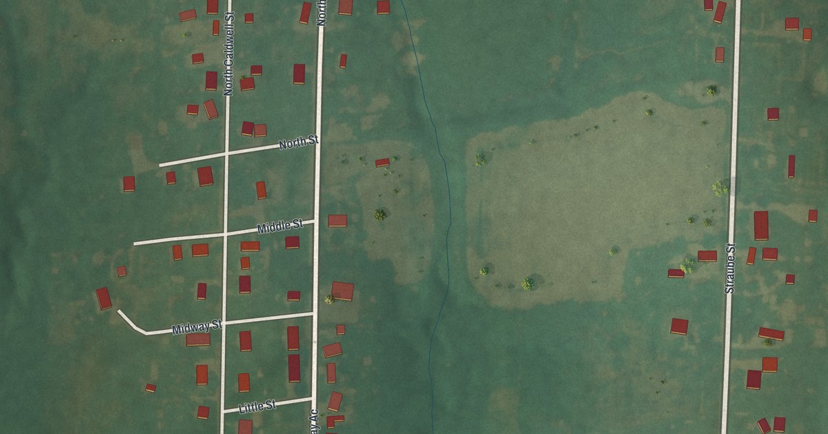 Map of Middletown, Missouri in 2026