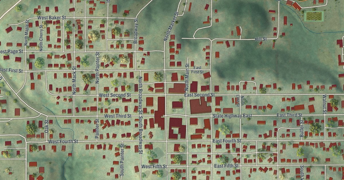 Map of Milan, Missouri in 2026