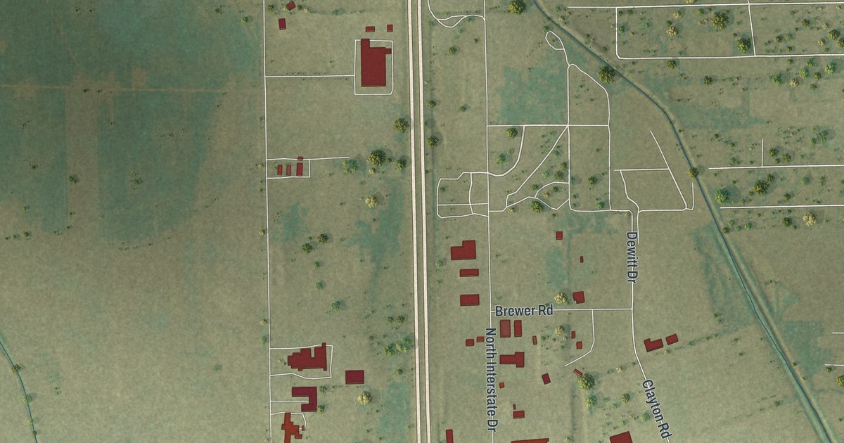 Map of Miner, Missouri in 2026