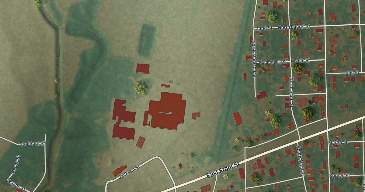 Map of Morehouse, Missouri in 2026