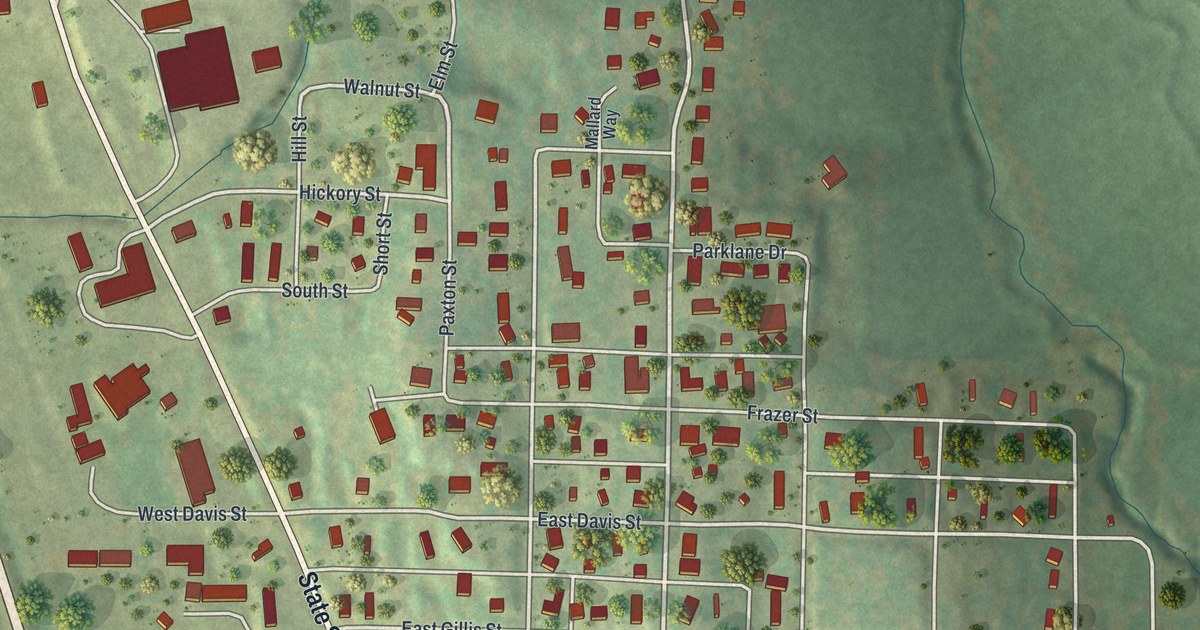 Map of Mound City, Missouri in 2026