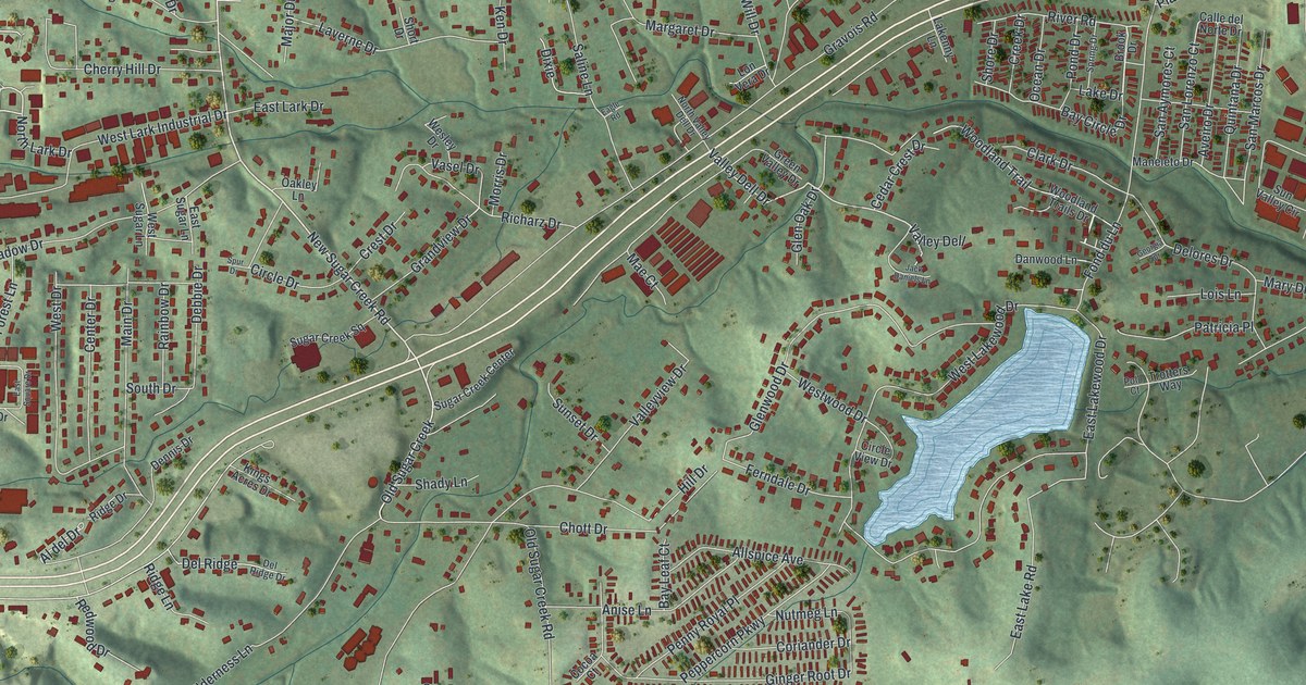 Map of Murphy, Missouri in 2026