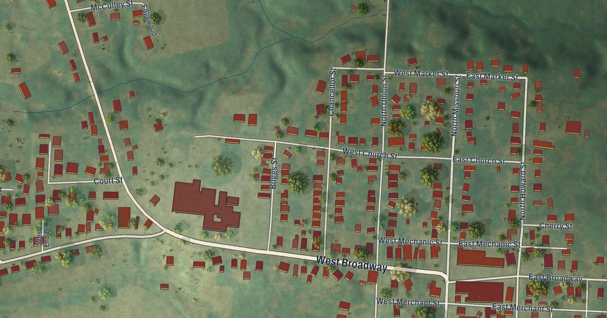 Map of New Franklin, Missouri in 2026