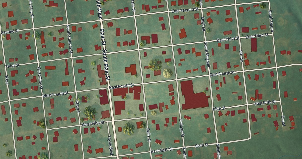 Map of New London, Missouri in 2026