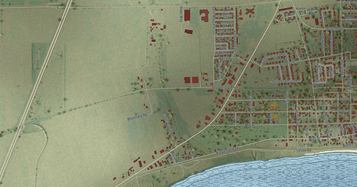 Map of New Madrid, Missouri in 2026