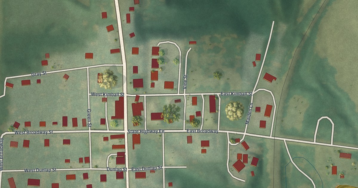 Map of Newtown, Missouri in 2026