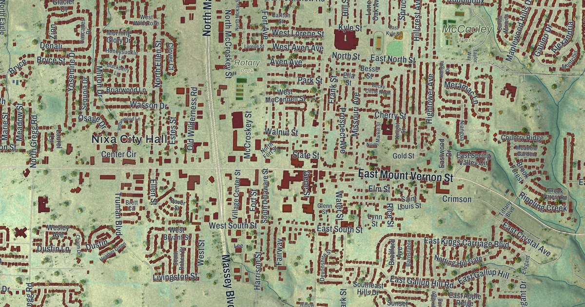 Map of Nixa, Missouri in 2026