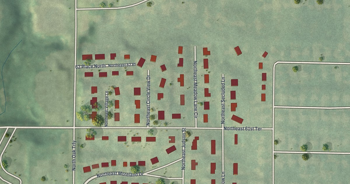 Map of Oakwood Park, Missouri in 2026
