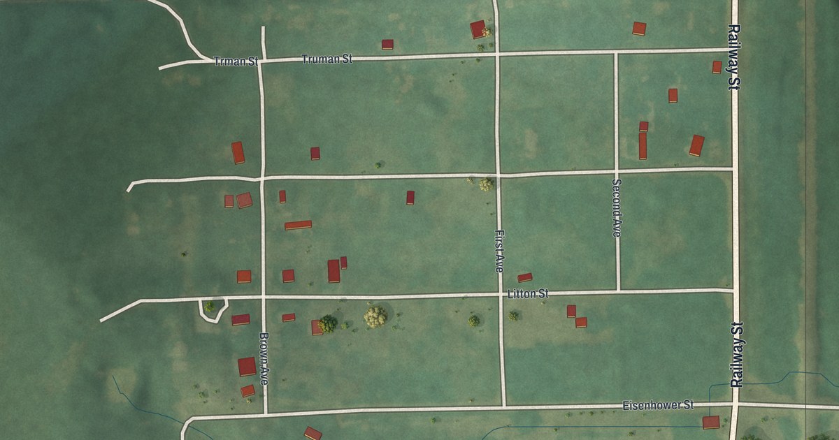 Map of Osgood, Missouri in 2026