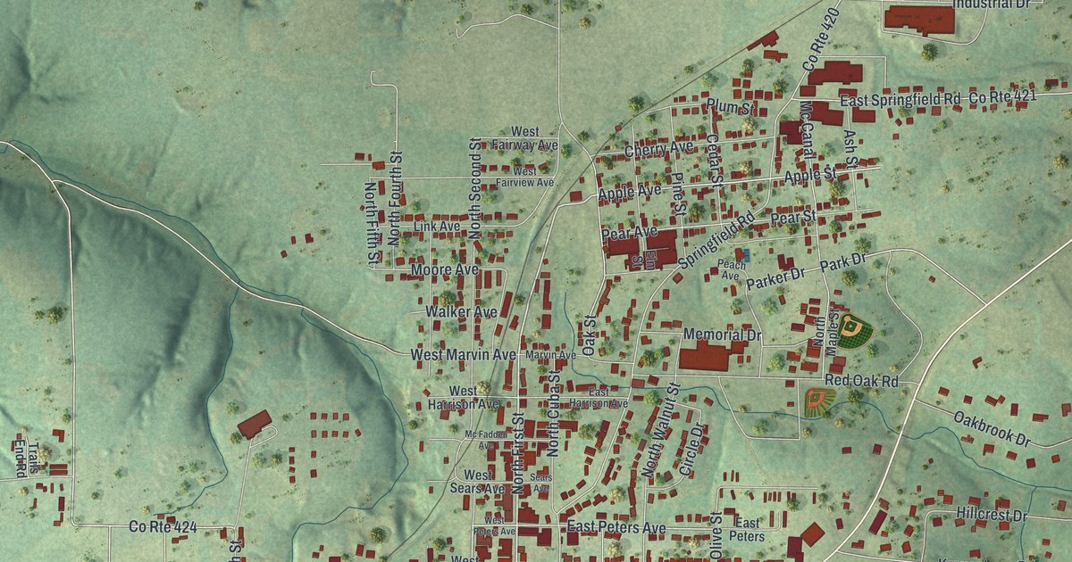 Map of Owensville, Missouri in 2026
