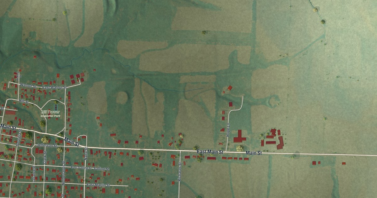 Map of Perry, Missouri in 2026