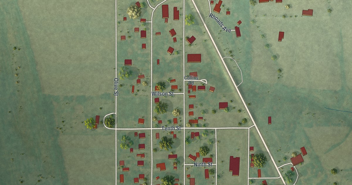 Map of Queen City, Missouri in 2026