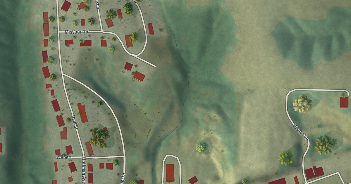 Map of Rhineland, Missouri in 2026