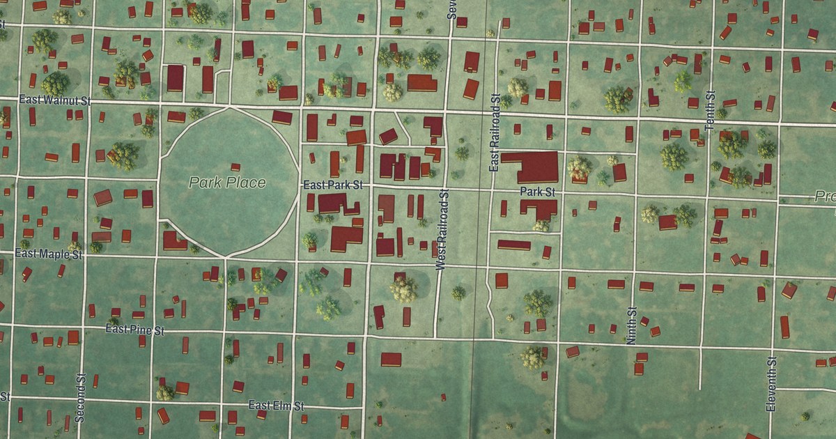 Map of Rich Hill, Missouri in 2026