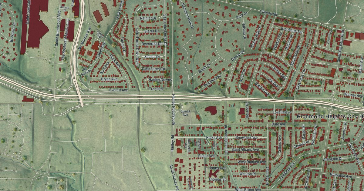 Map of Richmond Heights, Missouri in 2026
