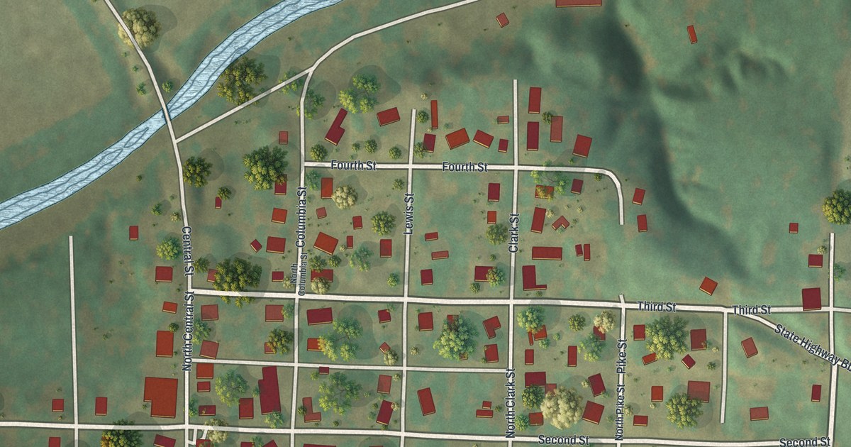 Map of Rocheport, Missouri in 2026