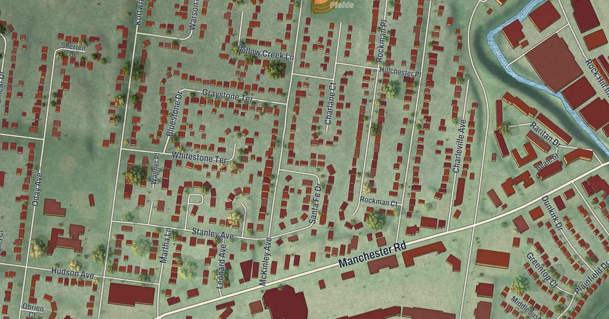 Map of Rock Hill, Missouri in 2026