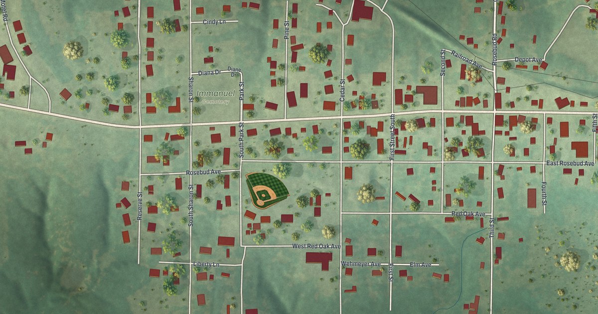 Map of Rosebud, Missouri in 2026