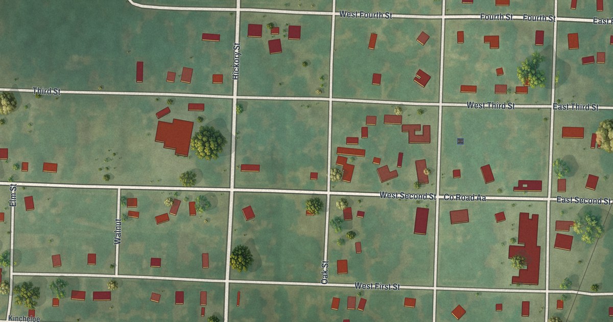 Map of Schell City, Missouri in 2026