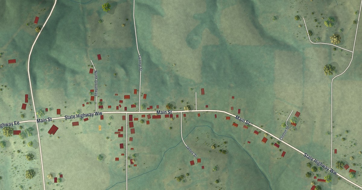 Map of Sedgewickville, Missouri in 2026