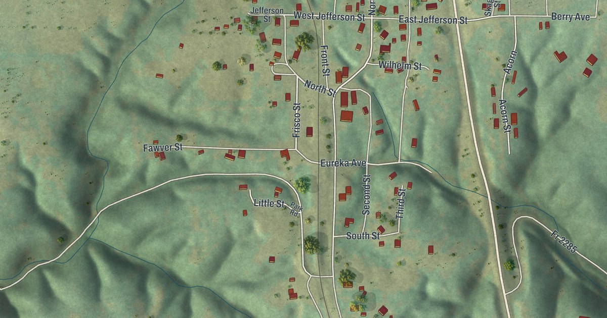 Map of Seligman, Missouri in 2026