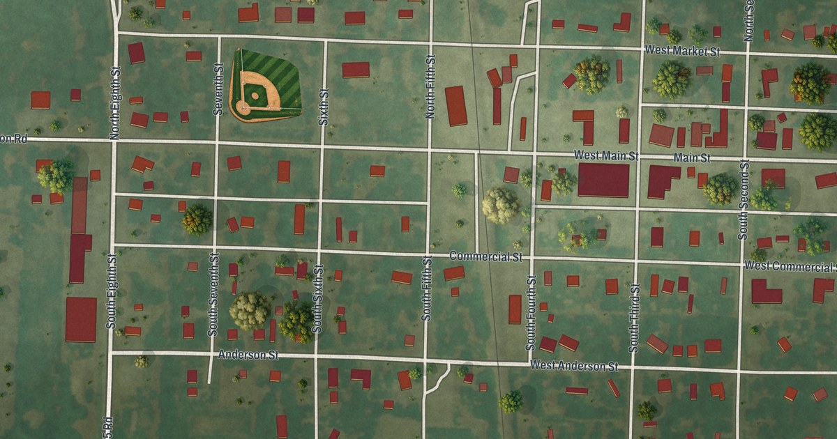 Map of Sheldon, Missouri in 2026