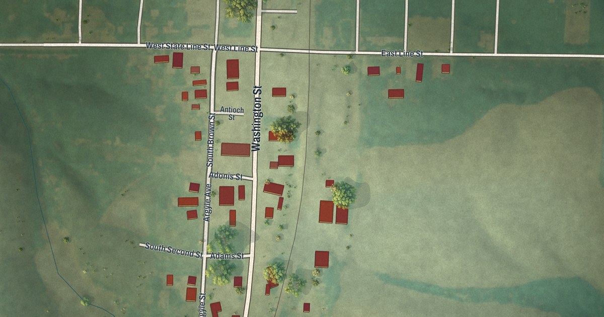 Map of South Lineville, Missouri in 2026