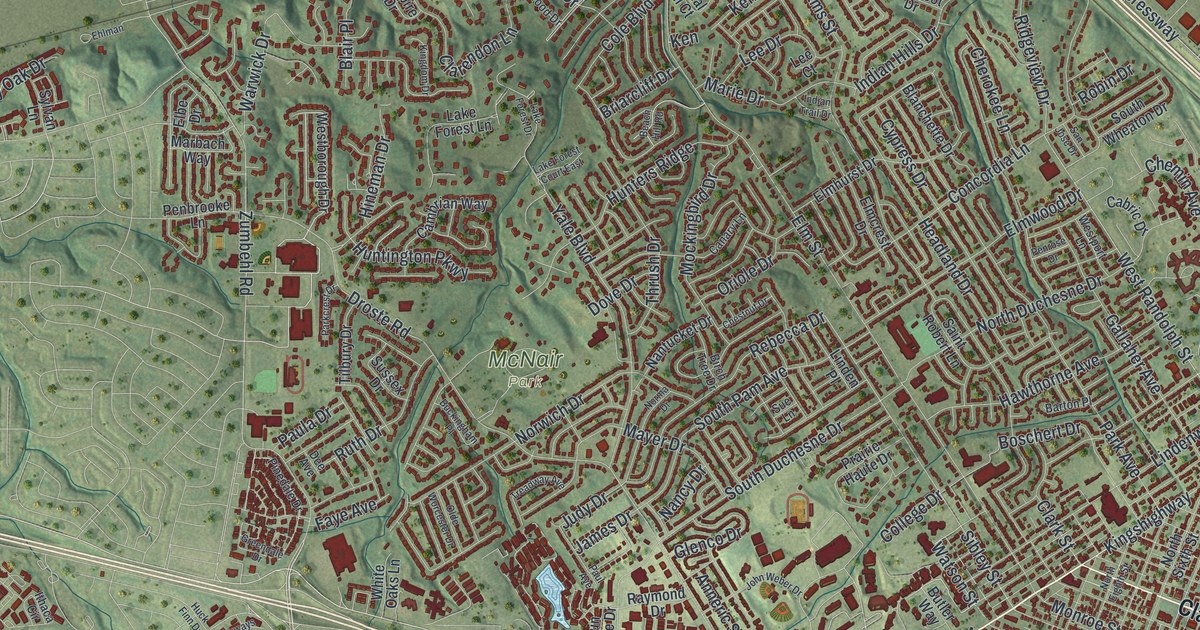 Map of St. Charles, Missouri in 2026