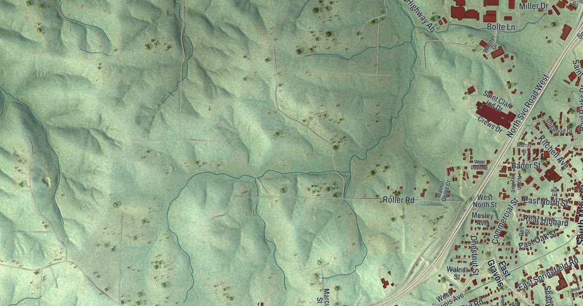 Map of St. Clair, Missouri in 2026