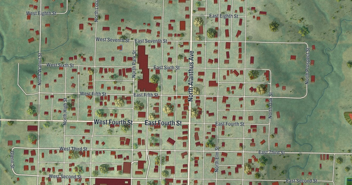 Map of Stanberry, Missouri in 2026