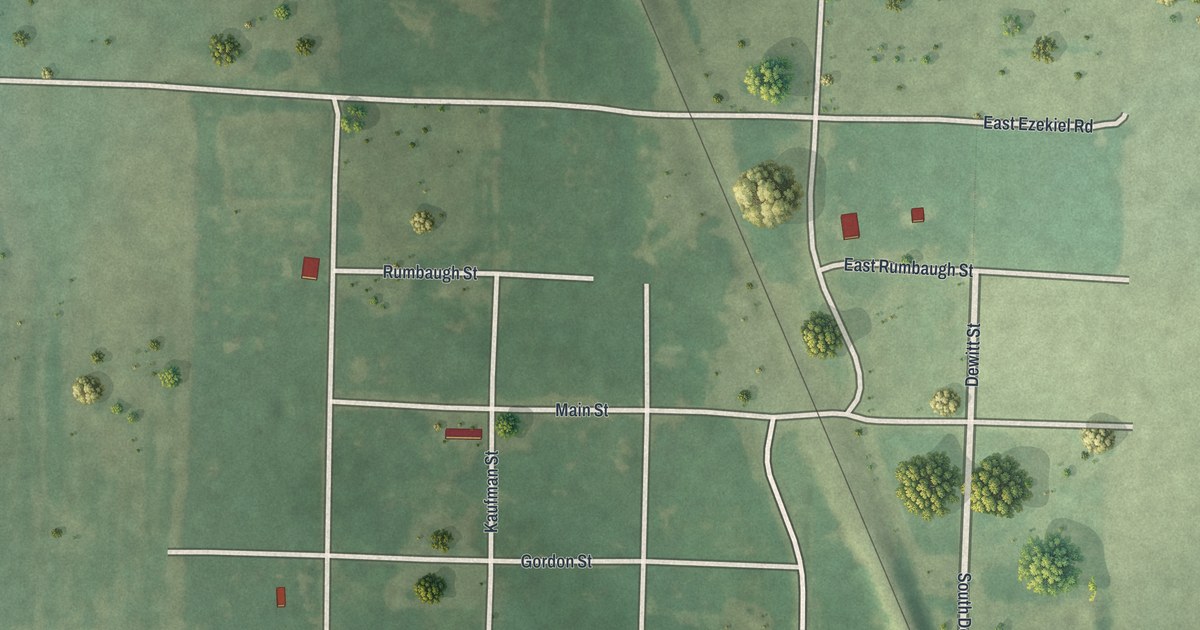Map of Stotesbury, Missouri in 2026