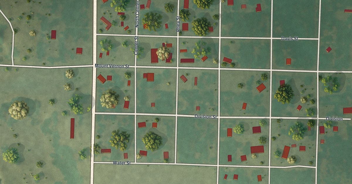 Map of Stotts City, Missouri in 2026