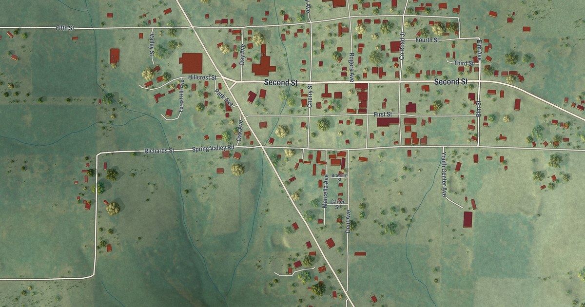 Map of Summersville, Missouri in 2026